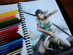 anydirtyword:  theomeganerd:  Tomb Raider ‘Lara Croft’ by Mistwalker  Just incredible.