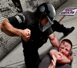 wp88:  Yeah! Fascist Police Brutality - Let’s