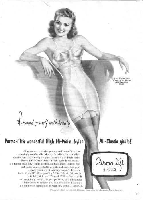 vintagebounty:  Perma-Lift Girdle 1952 Vintage porn pictures