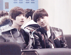 wooyoung:confused chanyeol trying to find the camera that jongin is talking about filming them