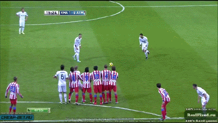Atletico Madrid Ball Boy Shows Cristiano Ronaldo No Respect (GIF) 