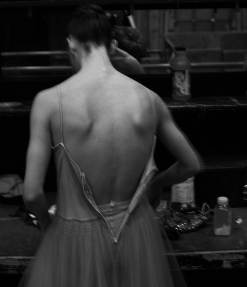 idreamofaworldofcouture:Behind the Curtain at the New York City Ballet photographed by Henry Le