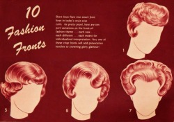 1950sunlimited:   Popular Hairstyles 1950s