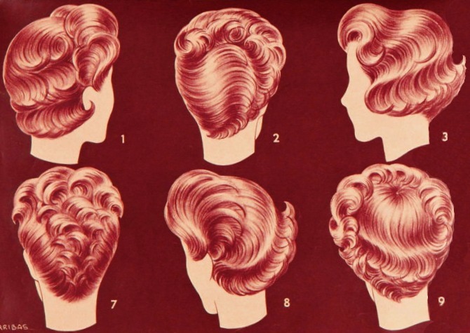 1950sunlimited:   Popular Hairstyles 1950s  Modern Beauty Shop magazine 