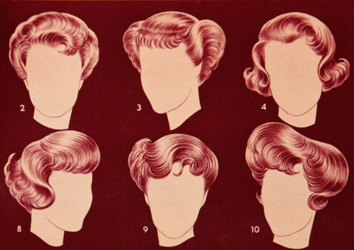 1950sunlimited:   Popular Hairstyles 1950s  Modern Beauty Shop magazine 