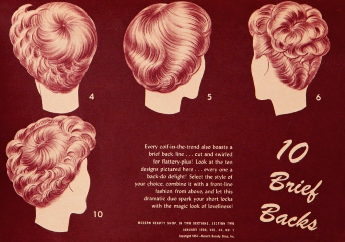 1950sunlimited:   Popular Hairstyles 1950s  Modern Beauty Shop magazine 