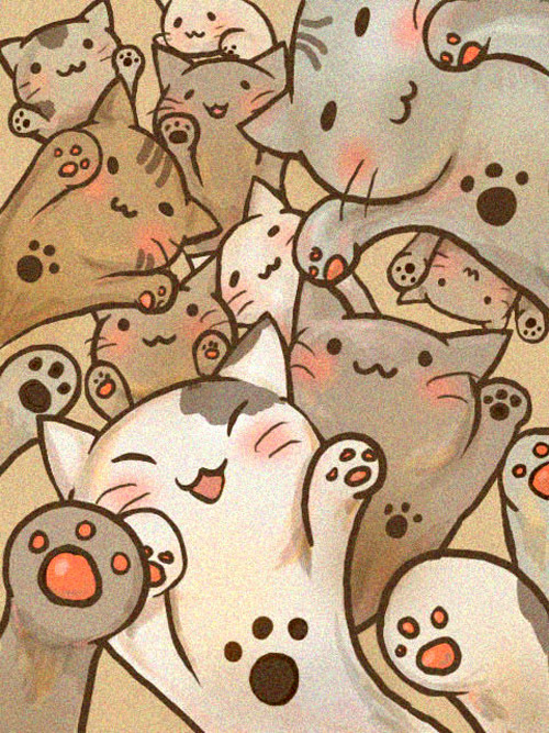 welcometowonderland:  なまけねこ 