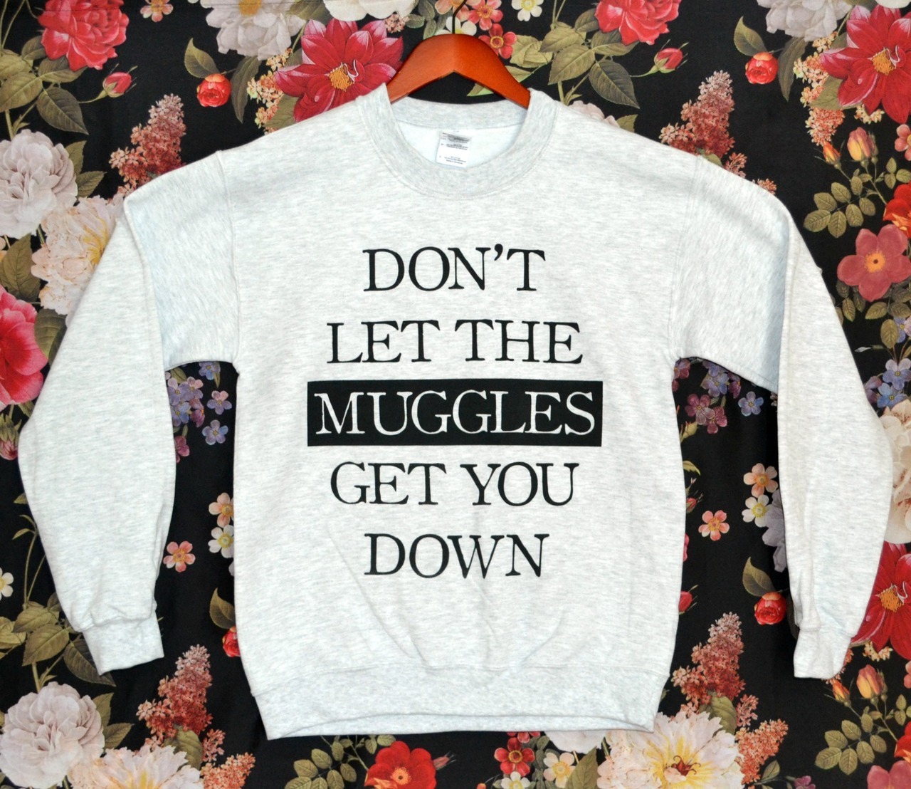 the-absolute-best-gifs:  BACK IN STOCK: the ‘Don’t Let the Muggles’ Sweater! These