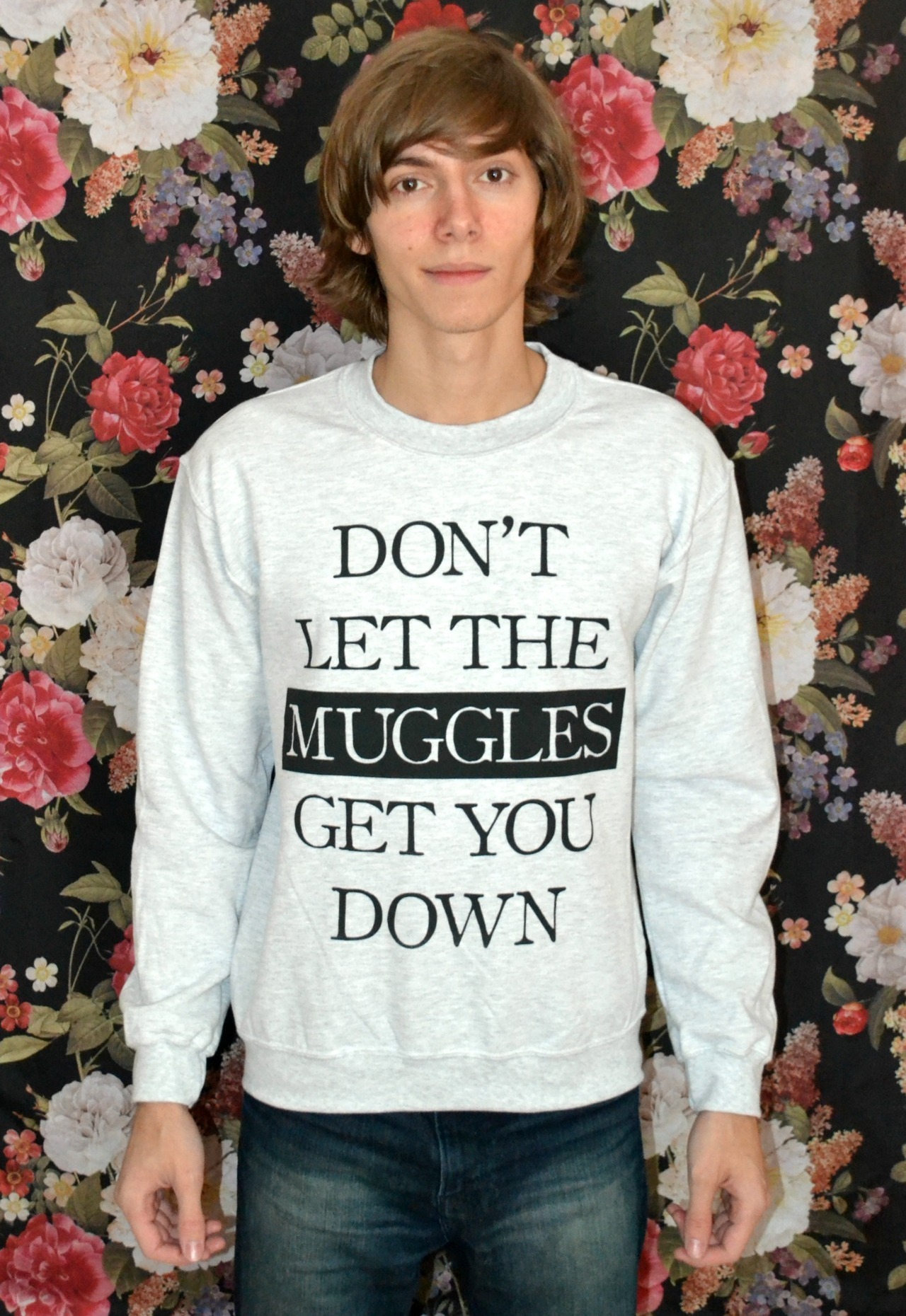 the-absolute-best-gifs:  BACK IN STOCK: the ‘Don’t Let the Muggles’ Sweater! These