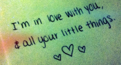 just-keep-wishing:  little things&lt;3  