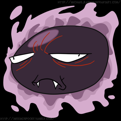 Oh hay, I drew a Ghastly from that there pocket monster thingy&hellip; Cool.