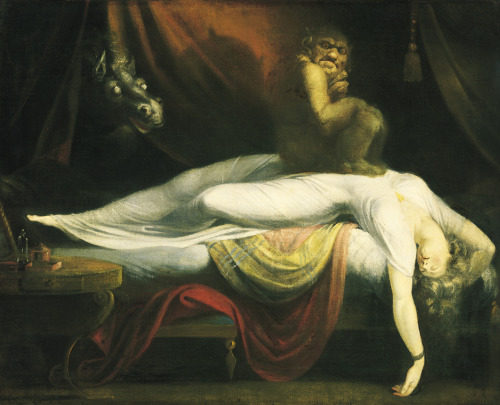 peppermintjuliette:24 hours to write my term paper about Fuseli’s “The Nightmare”.  I reread the gui