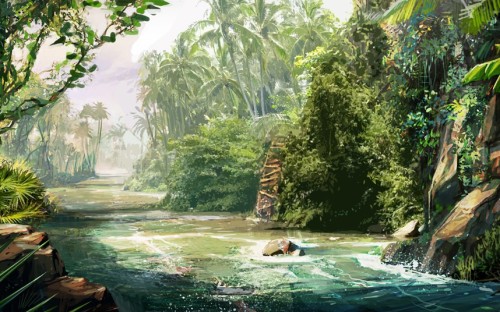 saveroomminibar:Far Cry 3.Contributing Artists; Bianca Draghici, Louis Cypher.
