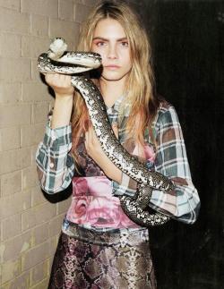 lostinsohoblog:  Cara Delevingne; Photographed by; Angelo Pennetta, i-D Magazine, Winter 2012, with love.  