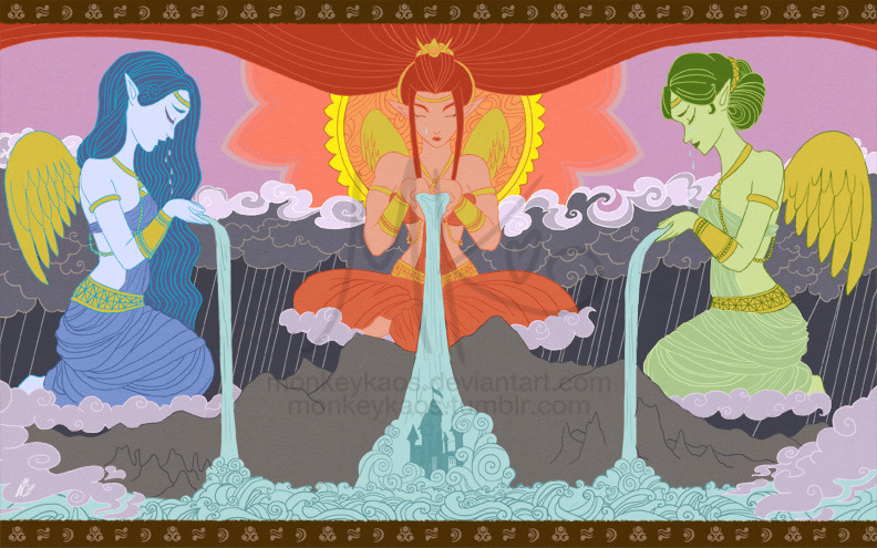 dodongodislikessmoke:  Sorrow of the Goddesses by ~monkeykaos 