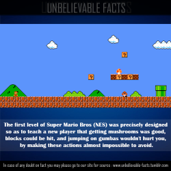 unbfacts:   The first level of Super Mario