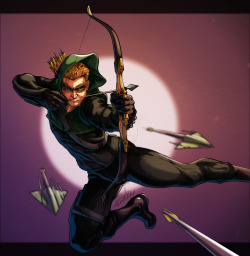 justedge:  Arrow  Art by emmshin DC Fan Arts #28 