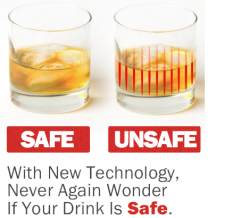 aesaerugo:  “The problem is that date rape drugs are odorless, colorless, and tasteless once they’re in your drink.  We all know not to leave our drinks unattended, but the reality is it’s impossible to keep an eye on your drink all night.  So