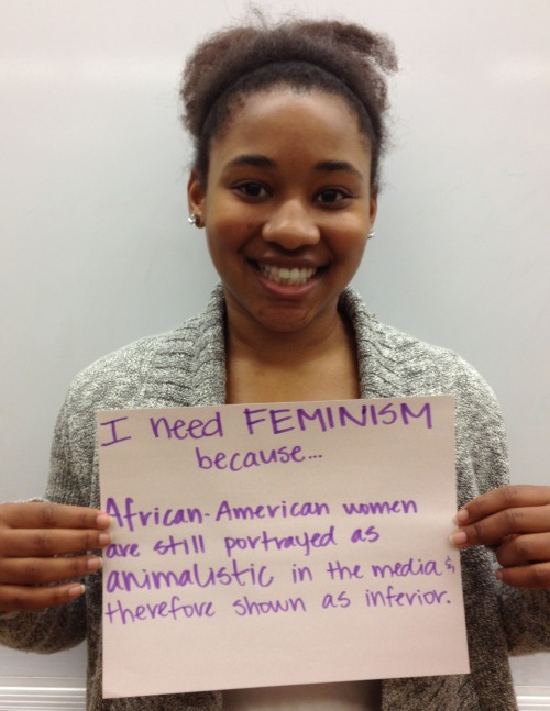 whoneedsfeminism: I need FEMINISM because African American women are still portrayed as animali