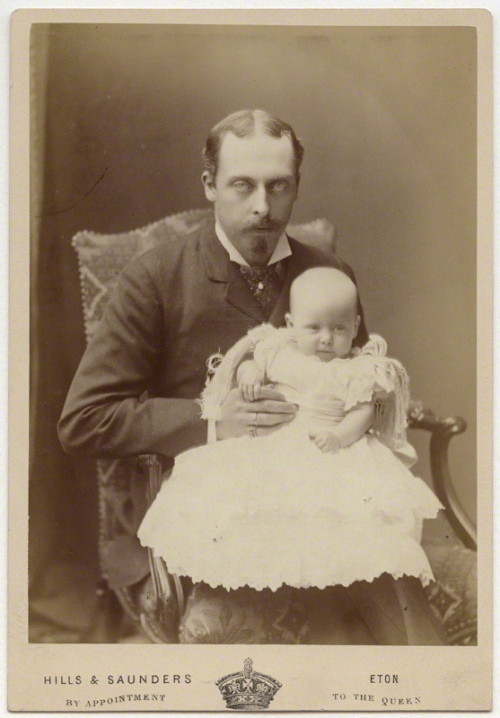 Prince Leopold, Duke of Albany and his niece Princess Alice, Countess of Athlone By Hills &amp; 