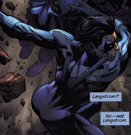 pandanoi:powergirlschestnuts:  ohmygil:  I’m actually a little offended because if there were ever a male Strong Female Character it’d be Nightwing Isn’t that right Karen?  IM A LITTLE BITTER NEGL dick grayson was doing the strong female character