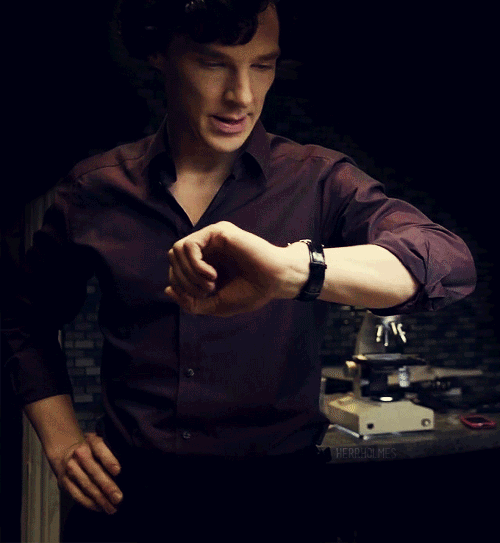 ladyavenal:Can we talk about how when Sherlock rolls up his sleeves, he doesn’t roll them up a