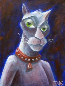 Constantine The Cat Burglar (It seem the Pink Panther)  http://fineartamerica.com/featured/constantine-the-cat-burglar-eva-folks.html