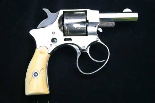 Prototype .32 rimfire revolver with no identifying markings.  Maker unknown.