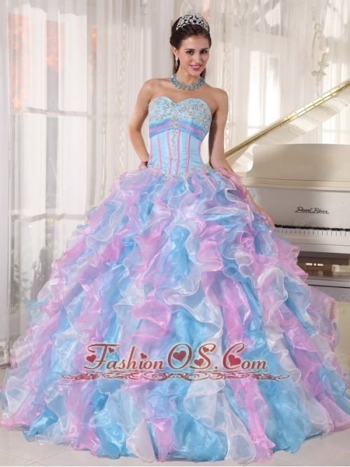 Mexican red quinceanera dress