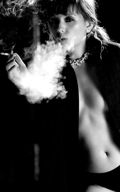 keepcalmandbreathesmoke: Two Sizzling Sirens of Smoke…Hot bodies and sexy exhales…