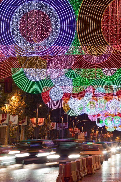 dezeen:Christmas lights in Madrid by Teresa Sapey