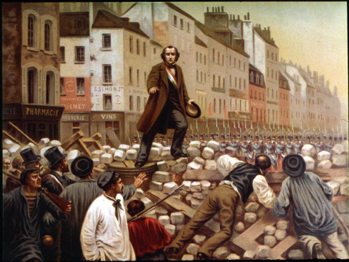 myeyeslikethis:3 december 1851 the Deputy Victor Baudin exhorts workers to resist the louis Napoleon