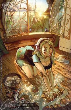 Cinderella rag dress 2011 by *J-Scott-Campbell