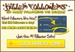 Click here and enter your username for an instant 500 followers!**