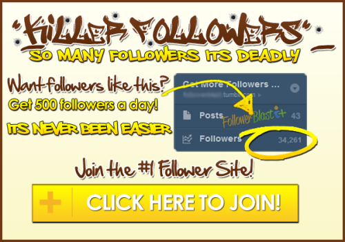 Click here and enter your username for an instant 500 followers!** REBLOG THIS FOR A PIN PROMO **