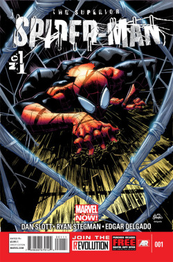 drewtos:  Superior Spider-Man #1 (Unlettered Sneak Peek)  Art by Ryan Stegman 
