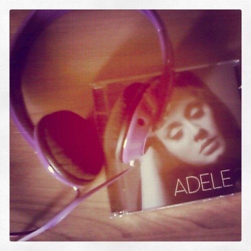 Porn listening my 21 #cd #21 #Adele #headphone photos