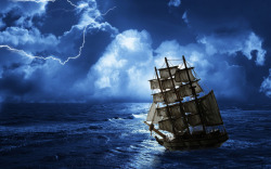 Wallpapers-Free:  Ghost Ship Wallpaper