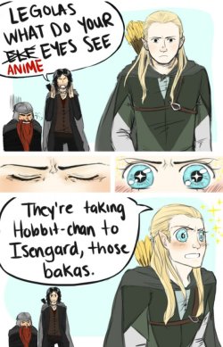 dorkly:  What Legolas Saw Grab the Pocky,