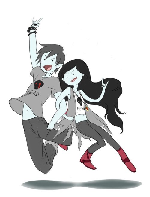 curiouscabaret:Marceline and Marshall Lee by ~AnthrakasCan’t wait for the Marshall-Centric episode *