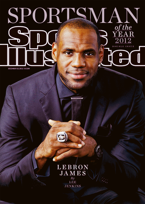 everybodylovesaimee:  fuckyeahteamlbj:  Sports Illustrated | Sportsman of the Year 2012  “I’m in a different place than other people. That’s O.K. I understand. I was chosen for this. It’s my gift. It’s my responsibility.” [x]   LeBron, I’m