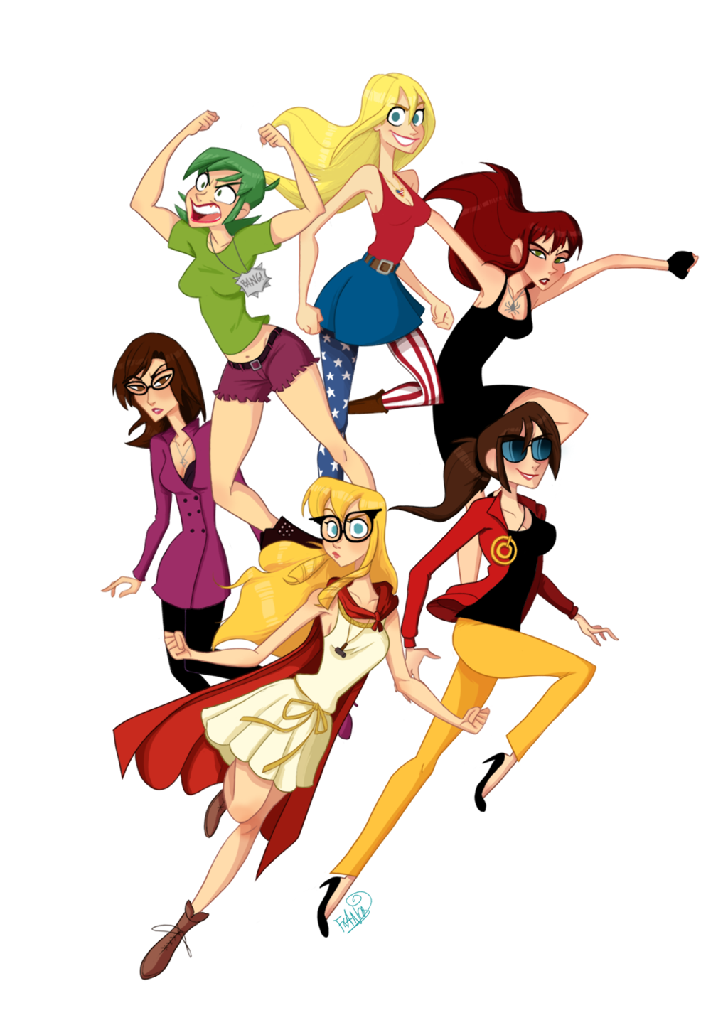 lulubonanza:  Avenger Girls by ~chillyfranco 