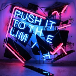 patrickmartinezstudio:  “push” neon, plex and enamel paint 2012 #art #patrickmartinez #blackrainbow #scopemiami @gregbkrw @scopeartshow @dustinorlando 