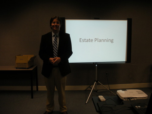 Monday November 5th 2012 Estate Planning Class At Goose Creek Library In Goose Creek, SC. Evan Guthrie Law Firm Makes Presentation Explaining Basics Of Planning An Estate, Probate Court, A Durable Power Of Attorney, And Estate Taxes. Thanks To All...