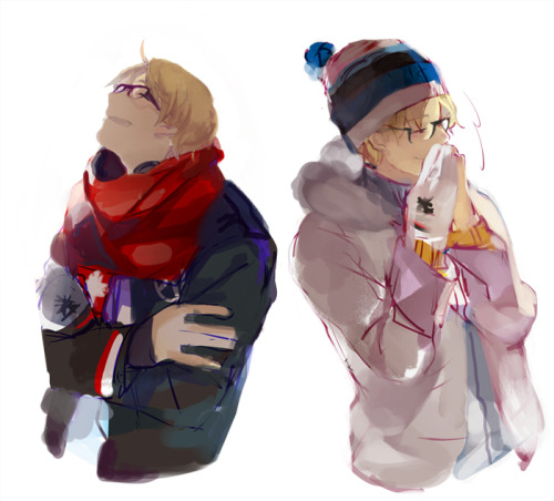 moonstarmarauder:aph nineo-nineo:The weather is really cooooooold &gt;//////&lt;,I like