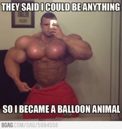 lemaow:  So…photoshop or Synthol? Chest