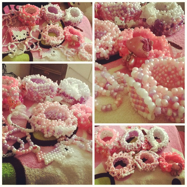 candy-veins:  PopNYE kandi thus far. Still a few more pieces I need to put together