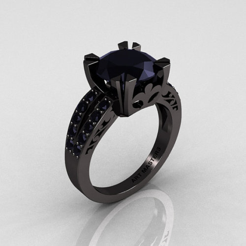 lifedetylen:  crybabyjpg:  moonlitsea:  Black gold, black diamonds. Perfect for a black heart.  pretty sure I’d marry anyone that walked up to me with one of these  These are the rings I want!!! 