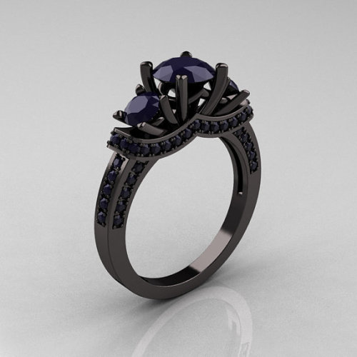 lifedetylen:  crybabyjpg:  moonlitsea:  Black gold, black diamonds. Perfect for a black heart.  pretty sure I’d marry anyone that walked up to me with one of these  These are the rings I want!!! 