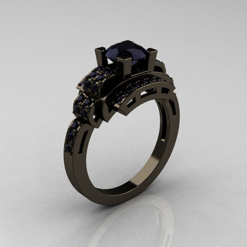 takeabowgirl:androgynous-barbie:moonlitsea:Black gold, black diamonds. Perfect for a black heart.Pro